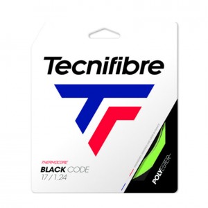 Tecnifibre(テクニファイバー)BLACK CODE（ブラックコード）硬式テニス ストリングス 硬式テニスストリングス(TFSG401)