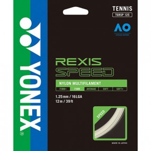 ヨネックス YONEXレクシス スピード 130硬式テニス ストリングス(TGRSP130)