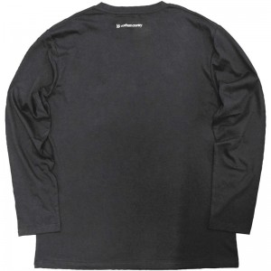 ノーザンカントリーnortherncountryLONG T-SHIRTS(FRONT LOGOアウトドア長袖Tシャツ(tr1311-bk)
