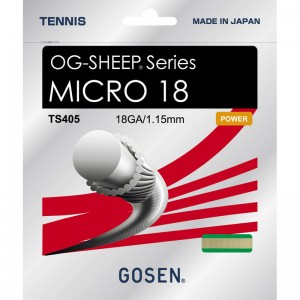 ゴーセン GOSENOG-S MICRO 18 200Mテニスガットts405-na