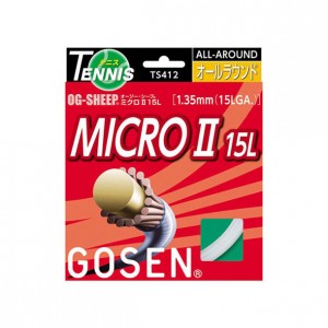 ゴーセン GOSENオージー・シープ ミクロ2 15Lテニス硬式 ガット(TS412W)