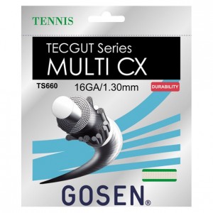 ゴーセン GOSENテックガット マルチ CX 16テニス硬式 ガット(TS660NA20P)