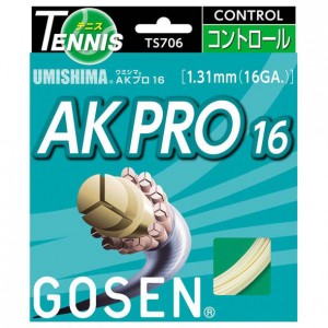 ゴーセン GOSENウミシマ AK プロ 16テニス硬式 ガット(TS706NA)