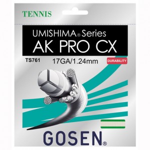 ゴーセン GOSENウミシマ AK プロ CX 17テニス硬式 ガット(TS761NA)