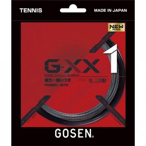 ゴーセン GOSENG-XX1 16L ブラックテニス硬式 ガット(tsgx11bk)
