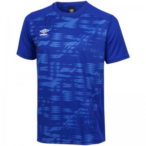 umbro(アンブロ)ゲームシヤツ(グラフイツク)サッカー ゲームシャツ(uas6310-blu)