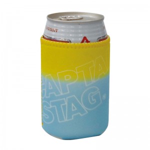 CAPTAIN STAG(キャプテンスタッグ)CS ソフト缶ジャケット（グラデーション/イエロー×ミントグリーン）トレッキング キャンプ用品 食器 フォーク スプーン(UE4922)