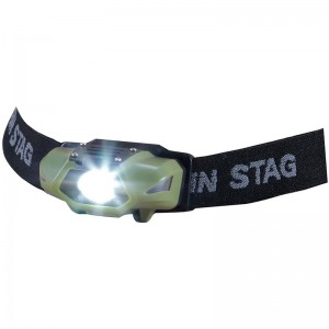 CAPTAIN STAG(キャプテンスタッグ)シンプルLEDヘッドライト グリーントレッキング キャンプ用品 ランタン ライト(UK4059)