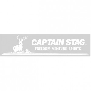 キャプテンスタッグ captainstagCSステッカー(ロゴマーク・ホワイト)234X5アウトドアアクセサリー(um1532)