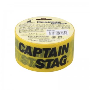 CAPTAIN STAG(キャプテンスタッグ)CSデザインテープ48mm×10m（イエロー）キャンプ トレッキング(UM1553)