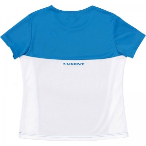 LUCENT(ルーセント)Ladies Tシャツ ブルーテニス Ｔシャツ ウィメンズ(xlh2337)