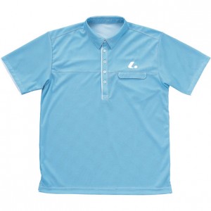 ルーセント LUCENTUni ゲームシャツ(ブルー)テニスゲームシャツ(XLP8287)