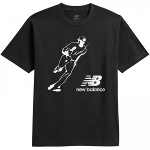 newbalance(ニューバランス)43 S.O ジュニアコットンS/STシャツヤキュウソフトハンソデTシャツ(yt41738-bk)