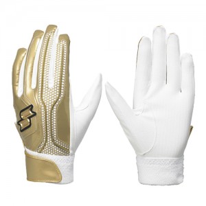 エスエスケイ SSK proedge 一般用シングルバンド手袋(両手) 野球 両手用 バッティング手袋 23AW (EBG5002WFB)