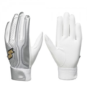 エスエスケイ SSK proedge 一般用シングルバンド手袋(両手) 野球 両手用 バッティング手袋 23AW (EBG5002WFB)