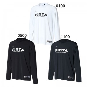 フィンタ FINTA 極冷L/Sプラクティスシャツ サッカー フットサル ウェア 長袖 23SS (FT8937)