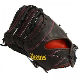 ジームス Zeems 硬式ファースト用 芯バリ堅ミット Zeemsロゴ グラブ袋付き 野球 一般 硬式 グラブ グローブ ミット 一塁手用 22FW (FZ-550FM-ZEEMS)