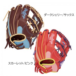 ローリングス Rawlings ソフト HOH DP COLORS  内野手用 ガールズ ソフト グラブ グローブ   24AW(GS4FHDR34GF)