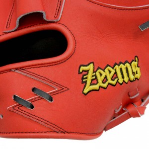 ジームス Zeems 硬式キャッチャー用 芯バリ堅ミット Zeemsロゴ グラブ袋付き 野球 一般 硬式 グラブ グローブ ミット 捕手用 22FW (GZ-550CM-ZEEMS)