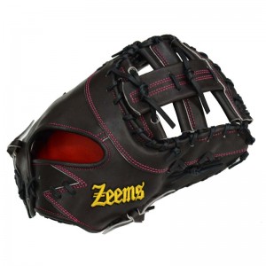 ジームス Zeems 硬式ファースト用 芯バリ堅ミット Zeemsロゴ グラブ袋付き 野球 一般 硬式 グラブ グローブ ミット 一塁手用 22FW (GZ-550FM-ZEEMS)