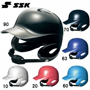 エスエスケイ SSK少年硬式用両耳付キヘルメット少年硬式用ヘルメット野球用品(H5500)