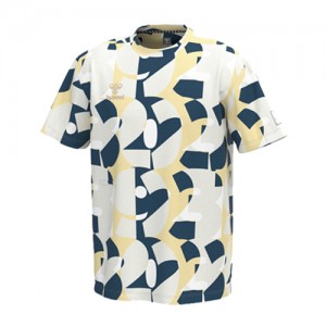 hummel(ヒュンメル) HMP グラフィックシャツ（総柄）Tシャツ 23SP  (HAP4175)