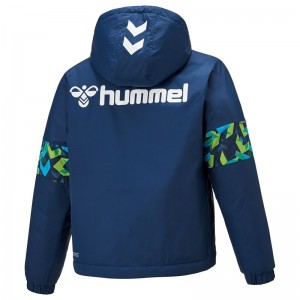 hummel(ヒュンメル)プリアモーレ パデッドフーデッドジャケットサッカー JrサッカーWEAR  ウィンドブレーカーシャツ(HJW2086)