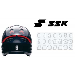エスエスケイ SSKヘルメットナンバーステッカーヘルメット用13ss(HNS02)