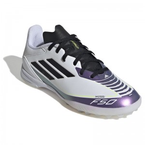 アディダス adidas キッズ F50 MESSI LEAGUE TF ジュニア サッカートレーニングシューズ  F50 24FW (IE9082)