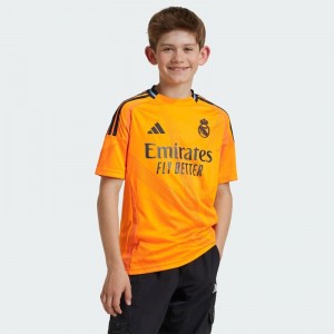 アディダス adidas レアル・マドリード 24/25 アウェイユニフォーム キッズ ジュニア サッカー ウェア レプリカ 24FW(JNN92-IT5177)