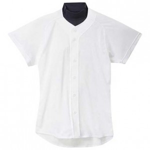ミズノ MIZUNOシャツ オープンタイプ (01ホワイト)野球 ウェア ユニフォームシャツ(12jc5f4001)