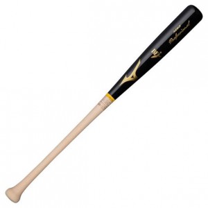 ミズノ MIZUNO硬式用プロフェッショナル(木製/85cm/平均890g) (09ブラック×生地出シM25)野球 バット 硬式用 木製 メイプル(1CJWH17610)