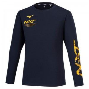 ミズノ MIZUNON-XT Tシャツ 長袖/UPF50+トレーニング メンズ Ｔシャツ32JAB225