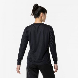 ミズノ MIZUNOナビドライTシャツ 長袖/丸首トレーニング ウィメンズ Ｔシャツ32MA1395