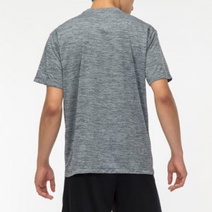 ミズノ MIZUNOナビドライTシャツ(半袖/杢調)トレーニングウエア (メンズ) Ｔシャツ(32MA2190)