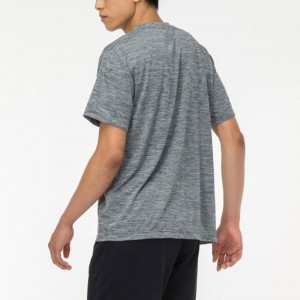 ミズノ MIZUNOナビドライTシャツ(半袖/杢調)トレーニングウエア (メンズ) Ｔシャツ(32MA2190)