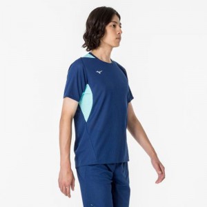 ミズノ MIZUNOドライエアロフローTシャツ (メンズ) 陸上競技 ウエア Tシャツ/ポロシャツ(32MAA021)