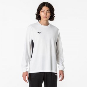 ミズノ MIZUNOナビドライTシャツ(長袖/切替) (メンズ) トレーニングウエア ミズノトレーニング（メンズ） Ｔシャツ(32MAA195)