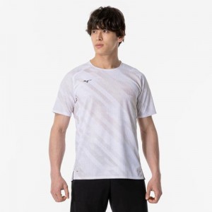 ミズノ MIZUNO汗処理/通気 ドライエアロフローTシャツ ユニセックストレーニング Ｔシャツ(32MAA555)