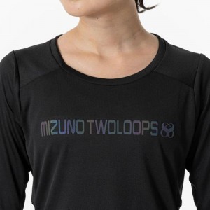 ミズノ MIZUNOMIZUNO TWO LOOPS 8 長袖Tシャツトレーニング ウィメンズ Ｔシャツ(32MAA891)