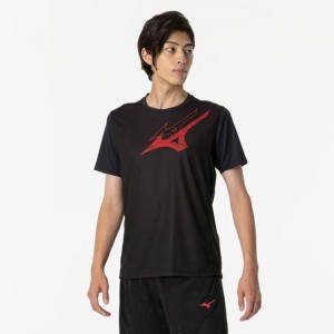 ミズノ MIZUNOクイックドライTシャツトレーニング メンズ Ｔシャツ32MAB025