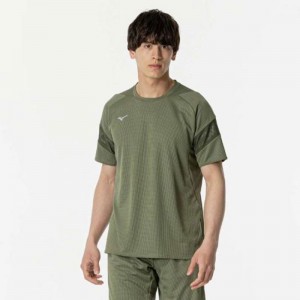 ミズノ MIZUNO汗処理/通気 ドライエアロフローTシャツトレーニング メンズ Ｔシャツ(32MAB523)