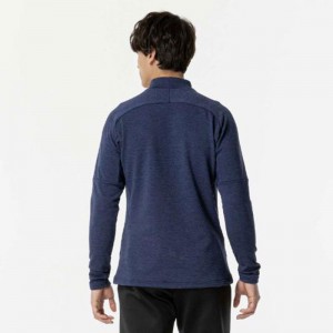 ミズノ MIZUNOストレッチフリースハイネックTシャツ 長袖トレーニング メンズ Ｔシャツ(32MAB542)