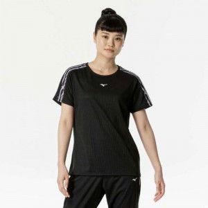 ミズノ MIZUNO汗処理/通気 ドライエアロフローTシャツトレーニング ウィメンズ Ｔシャツ(32MAB820)