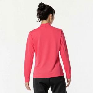 ミズノ MIZUNO発熱素材 ブレスサーモハイネックTシャツ 長袖トレーニング ウィメンズ Ｔシャツ(32MAB851)