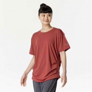 ミズノ MIZUNOストレッチスムースTシャツトレーニング ウィメンズ Ｔシャツ(32MAB870)