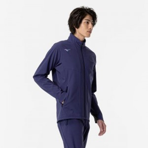 ミズノ MIZUNOストレッチ/防風 テックシールドジャケット メンズトレーニング ウィンドブレーカー トップス(32MCA552)