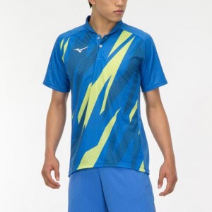 ミズノ MIZUNOドライエアロフローゲームシャツ テニス/ソフトテニス ウエア ゲームウエア(62JA2001)