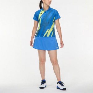 ミズノ MIZUNOドライエアロフローゲームシャツ レディース テニス/ソフトテニス ウエア ゲームウエア(62JA2201)