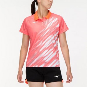 ミズノ MIZUNOゲームシャツ レディース テニス/ソフトテニス ウエア ゲームウエア(62JA2203)